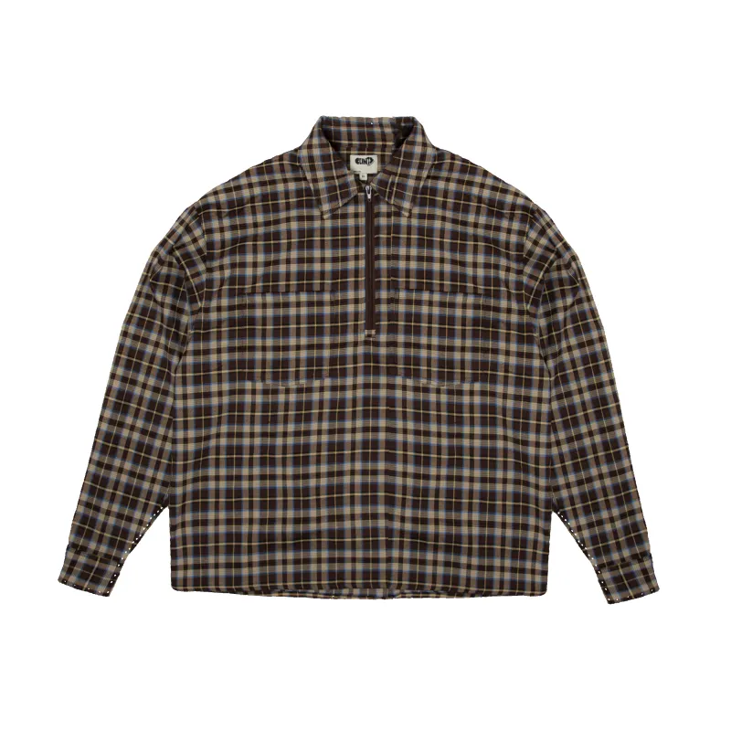 Plaid Shirt - Brown made by Clints