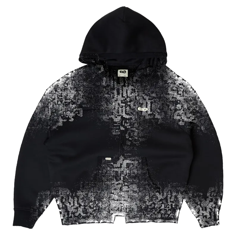 Pintuck Essential Hoodie - Black made by Clints