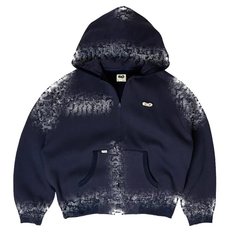Pintuck Essential Hoodie - Navy Blue made by Clints