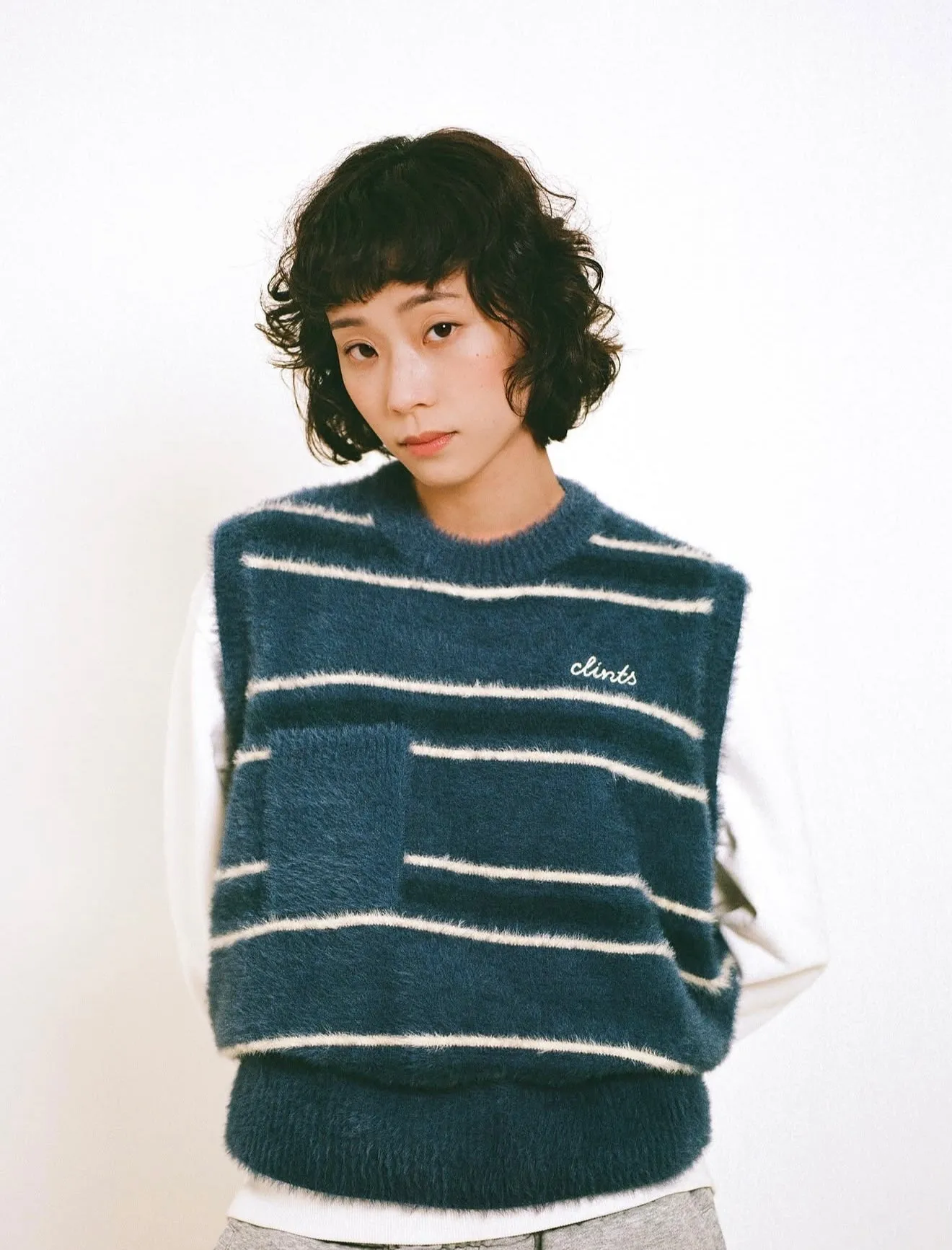 Stripe Mohair Knit - Blue sold by Clints product image thumbnail 2