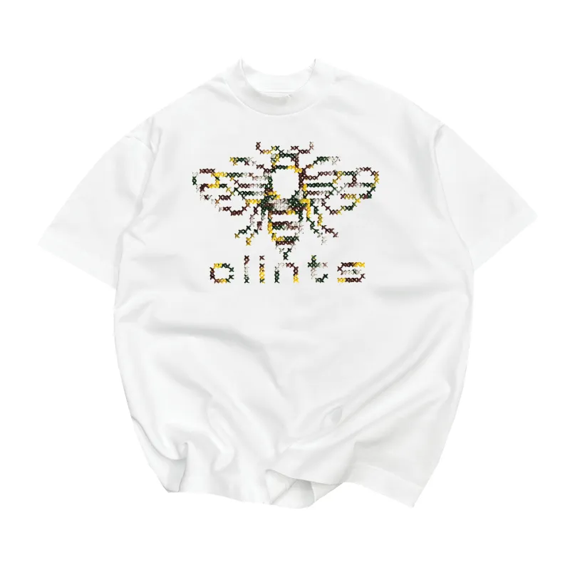 'Cross-Stitch Bee' - Heavyweight Tee made by Clints