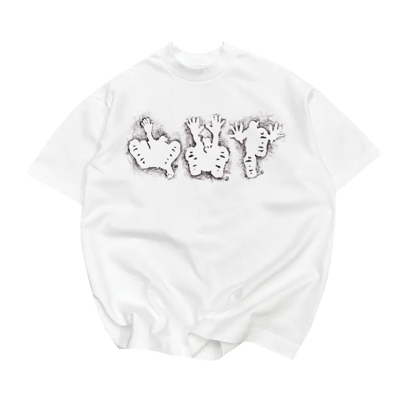 'Charcoal Stencil' - Heavyweight Tee made by Clints