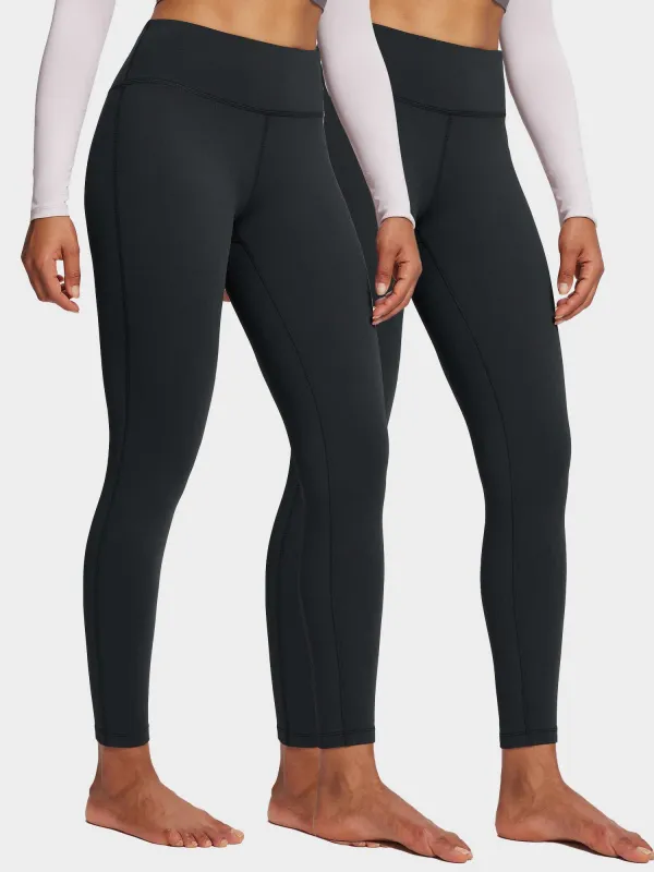 Thermal Warm Yoga Fleece Lined Leggings (2-Pack) sold by Baleaf