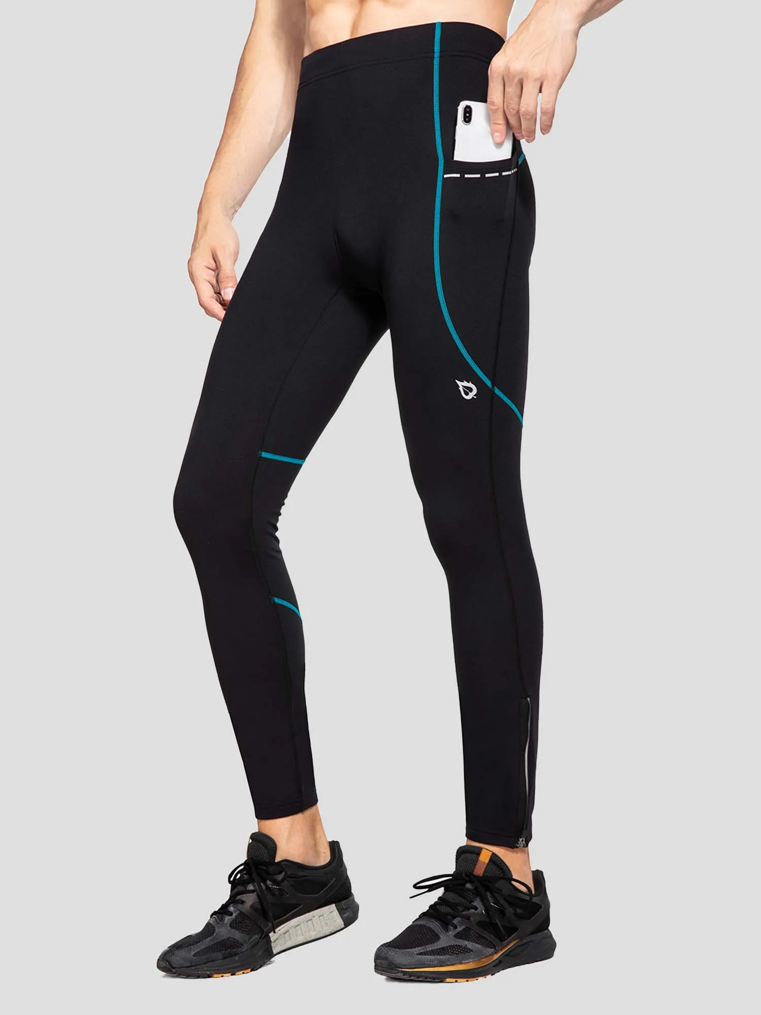 Men's Winter Running Fleece Tights sold by Baleaf