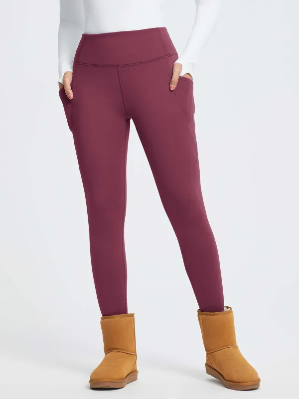 Yoga Warm High Waisted Skinny Leggings sold by Baleaf