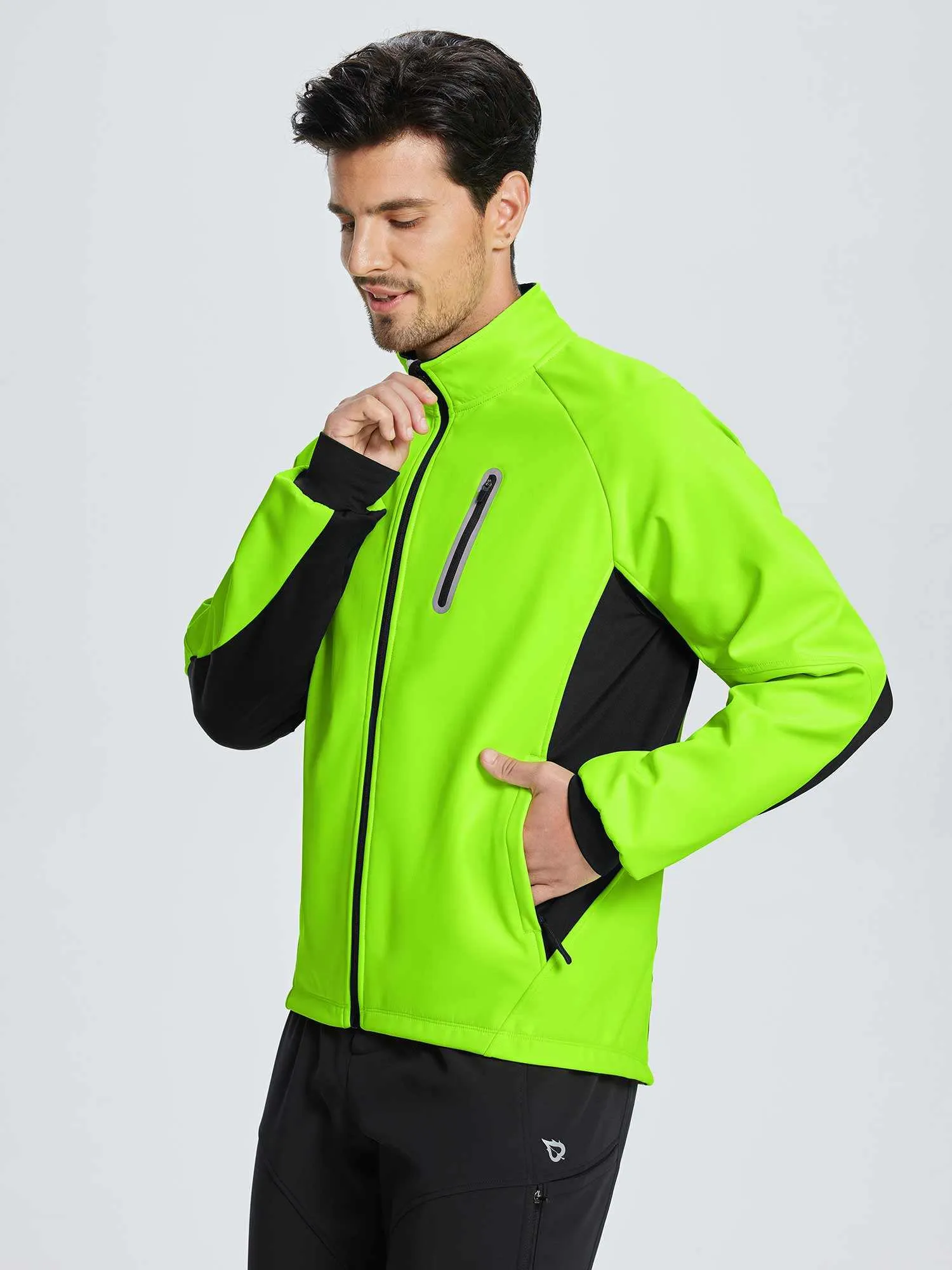 Riding Needle Woven Patchwork Warm Jacket sold by Baleaf product image thumbnail 3