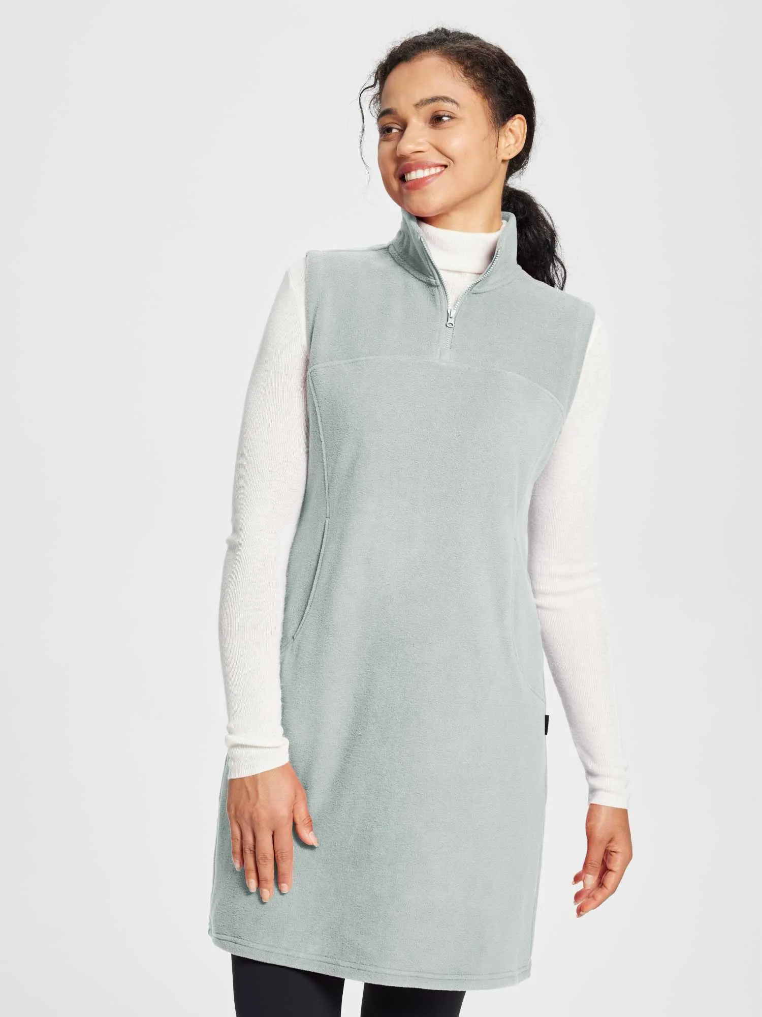 Outdoor Sleeveless Fleece Thermal Dress sold by Baleaf product image thumbnail 3