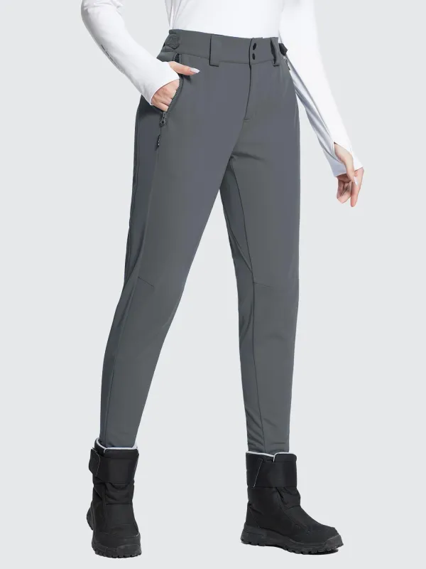 Stretch Knit Slim-Fit Ski Pants sold by Baleaf