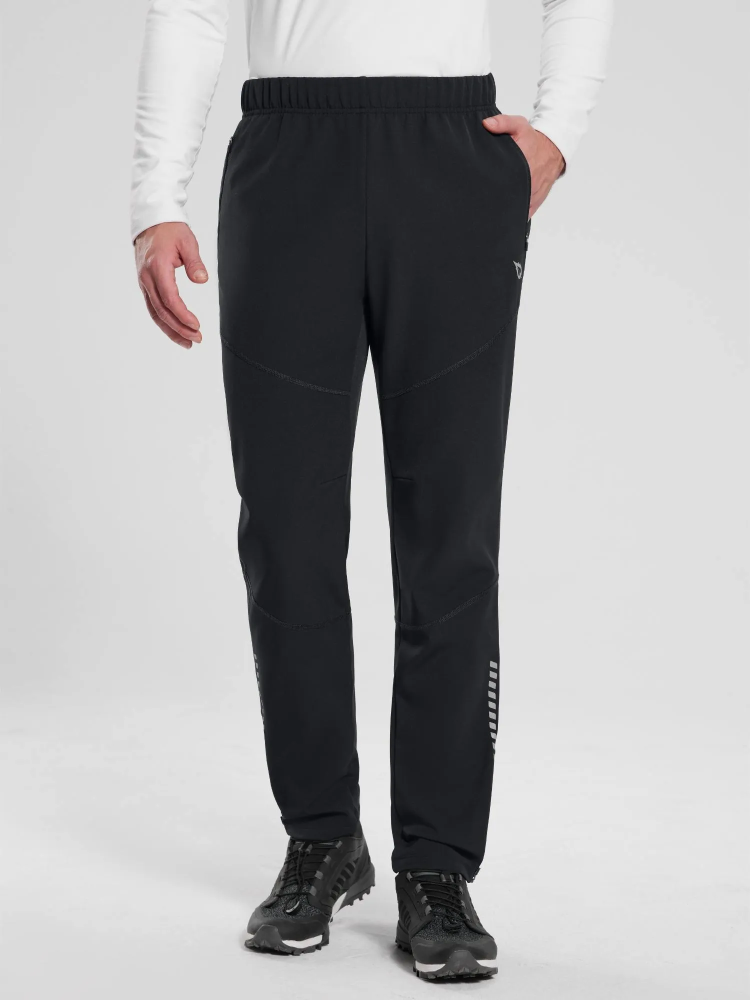 Cycling Elastic Waist Fleece Mountain Pants sold by Baleaf product image thumbnail 2