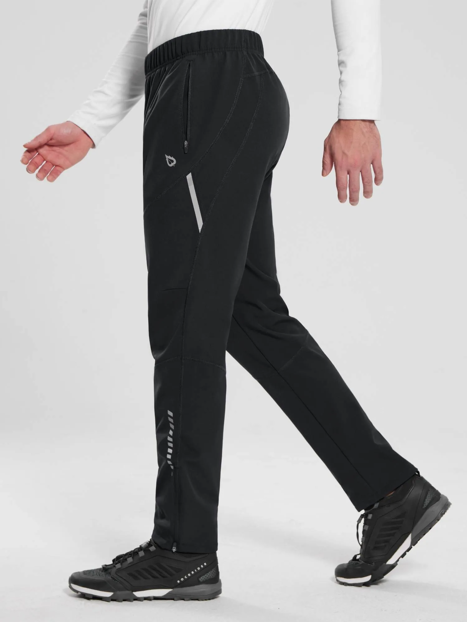 Cycling Elastic Waist Fleece Mountain Pants sold by Baleaf product image thumbnail 5