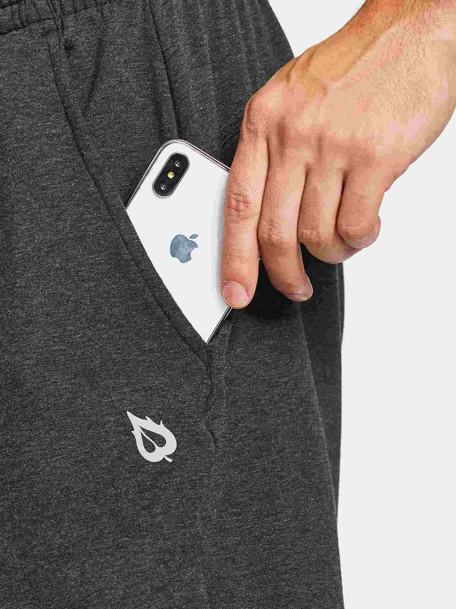 Men's Cotton Straight-Leg Lounge Drawstring Pants sold by Baleaf product image thumbnail 3