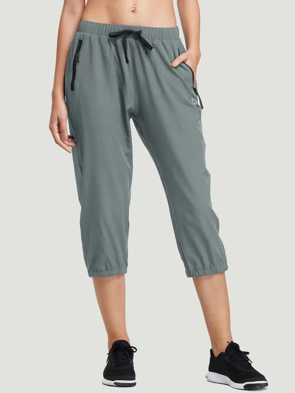Women's Lightweight Running&nbsp;Capris sold by Baleaf