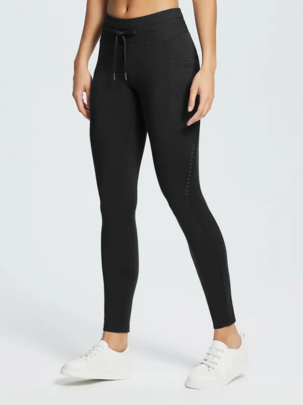 Full-Length Water-Repellent Ski Leggings sold by Baleaf