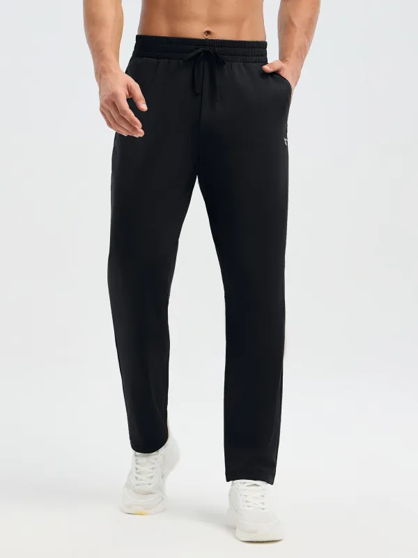 Men’s Running Dual-Pocket Fleece Tapered Pants sold by Baleaf