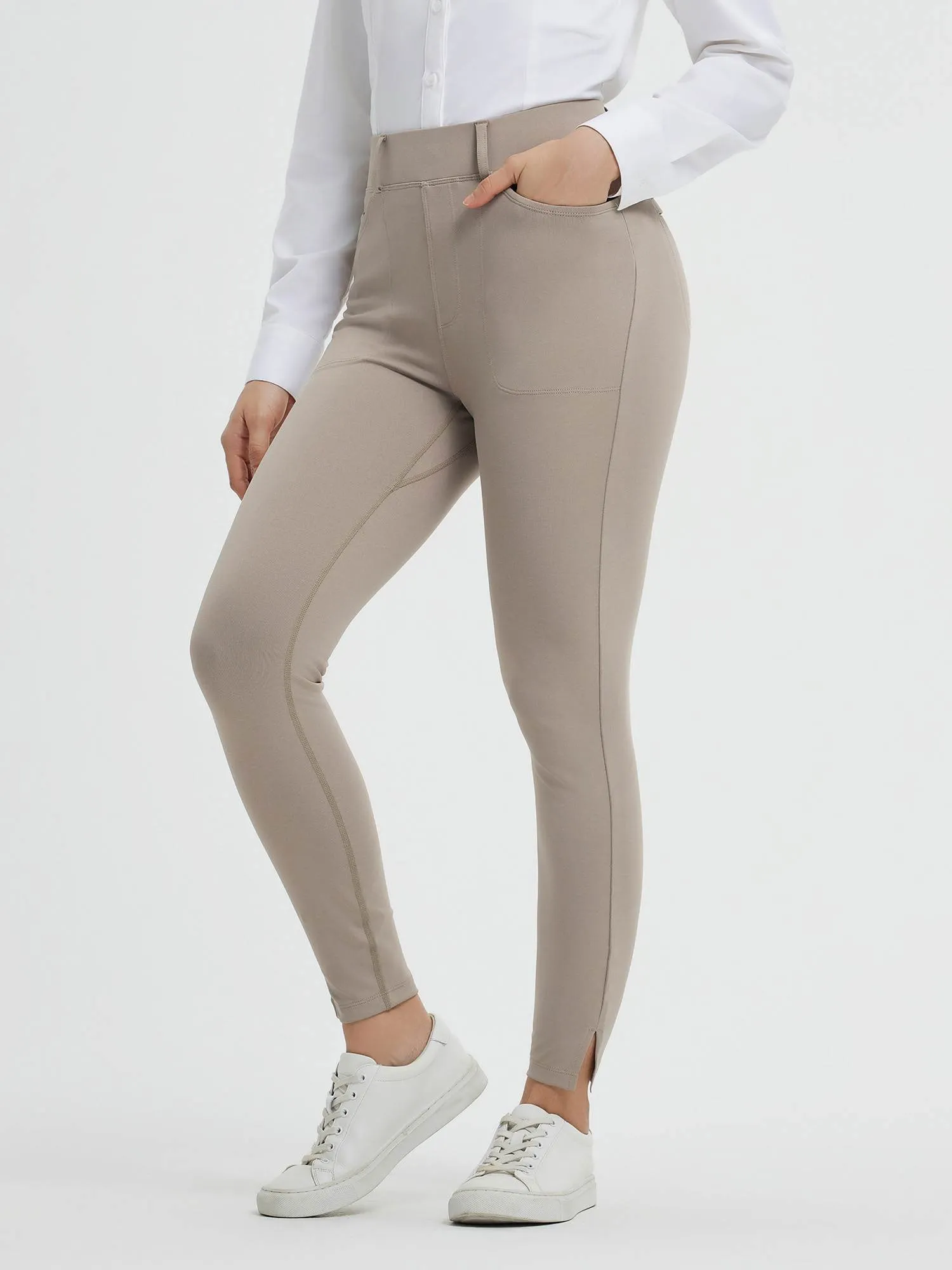 Women’s Yoga Business High-Waisted Tight Pants sold by Baleaf product image thumbnail 3