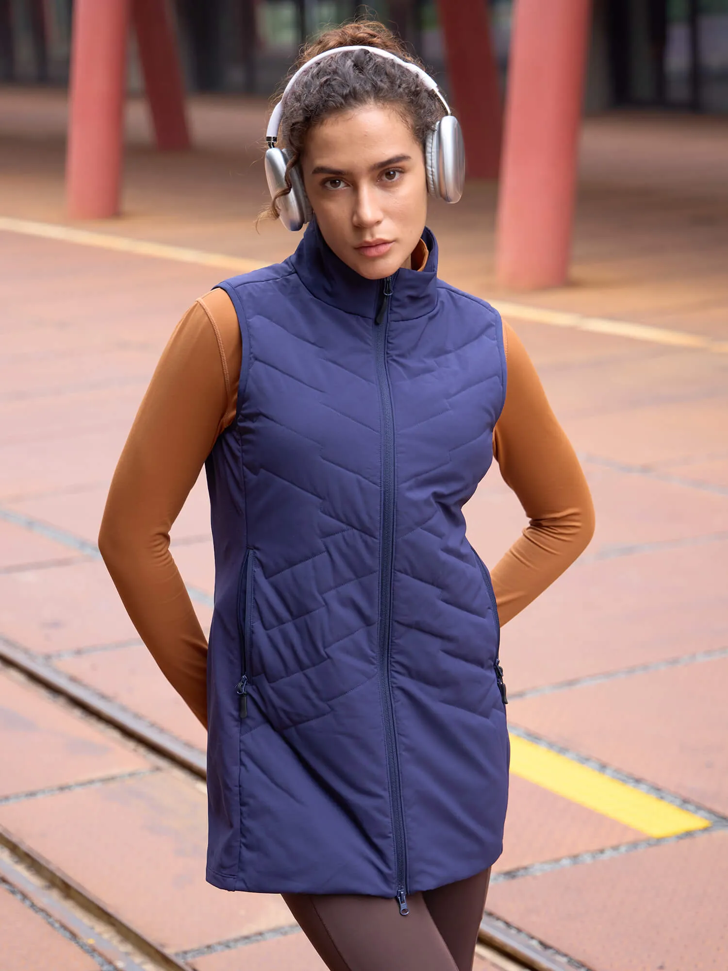 Women's Outdoor Mid-Length Woven Hiking Vest sold by Baleaf