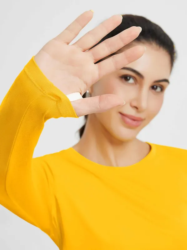 Women's Running Crew-Neck Long-Sleeve T-Shirt sold by Baleaf