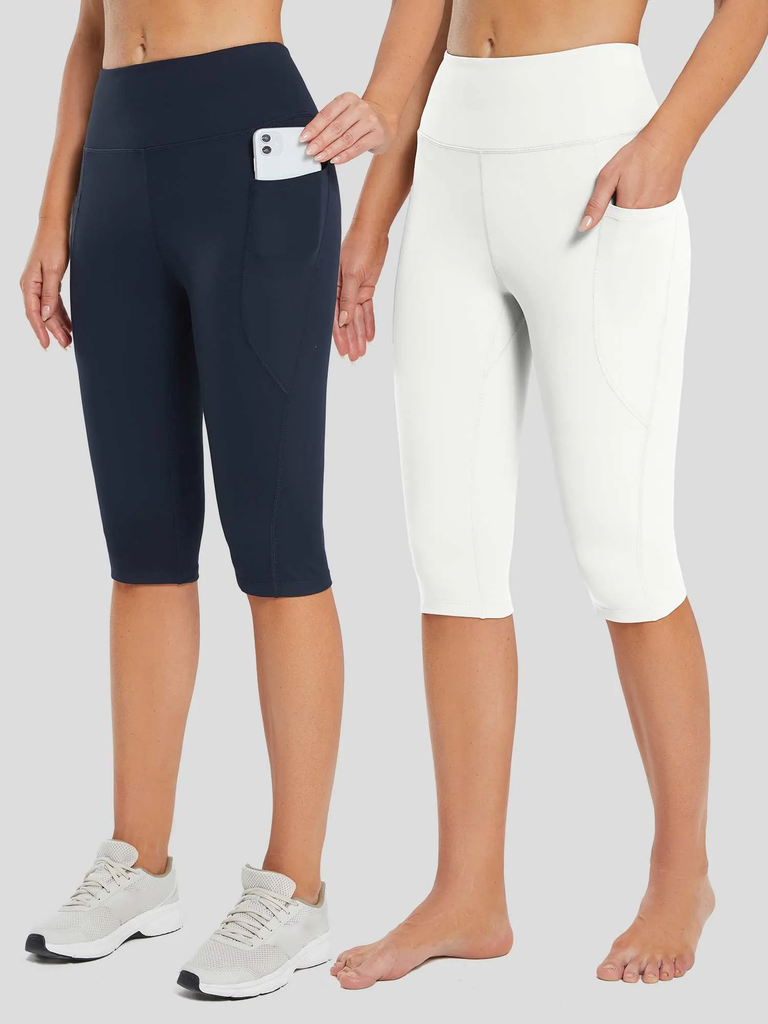 Women's High-Waisted Capris (2-Pack) sold by Baleaf product image thumbnail 2