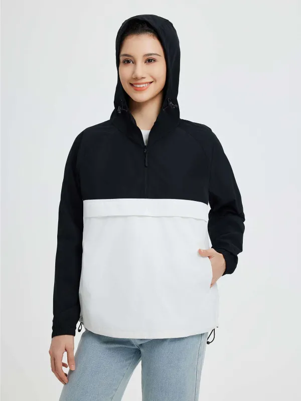 Outdoor Packable 1/4 Zip Windbreaker Jacket sold by Baleaf