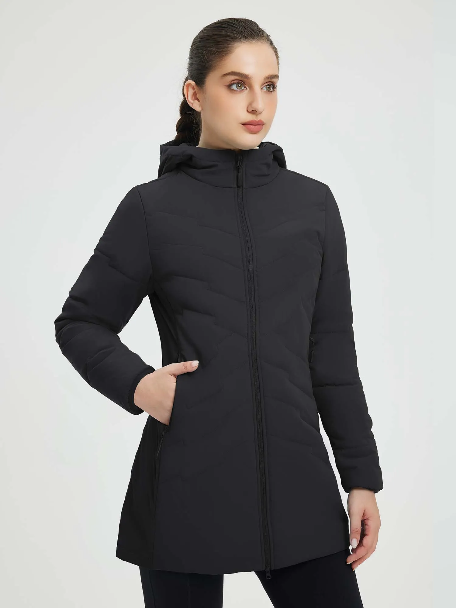 Outdoor DuPont Cotton Medium Length Cotton Jersey Jacket sold by Baleaf