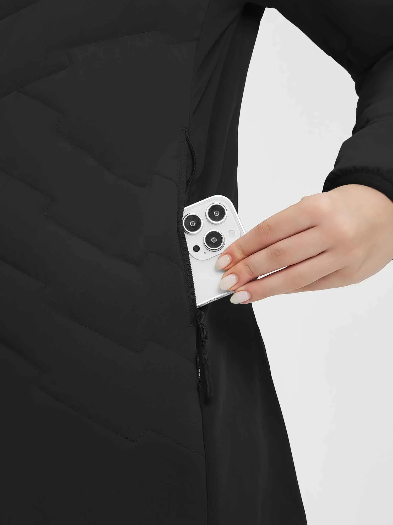 Outdoor DuPont Cotton Medium Length Cotton Jersey Jacket sold by Baleaf product image thumbnail 2