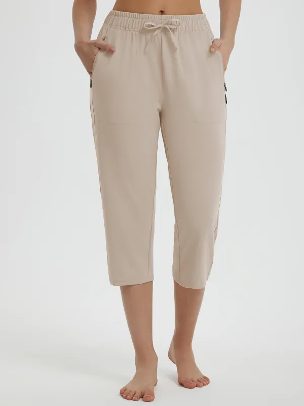 Women's 19" Quick-Dry Yoga Capri Pants sold by Baleaf