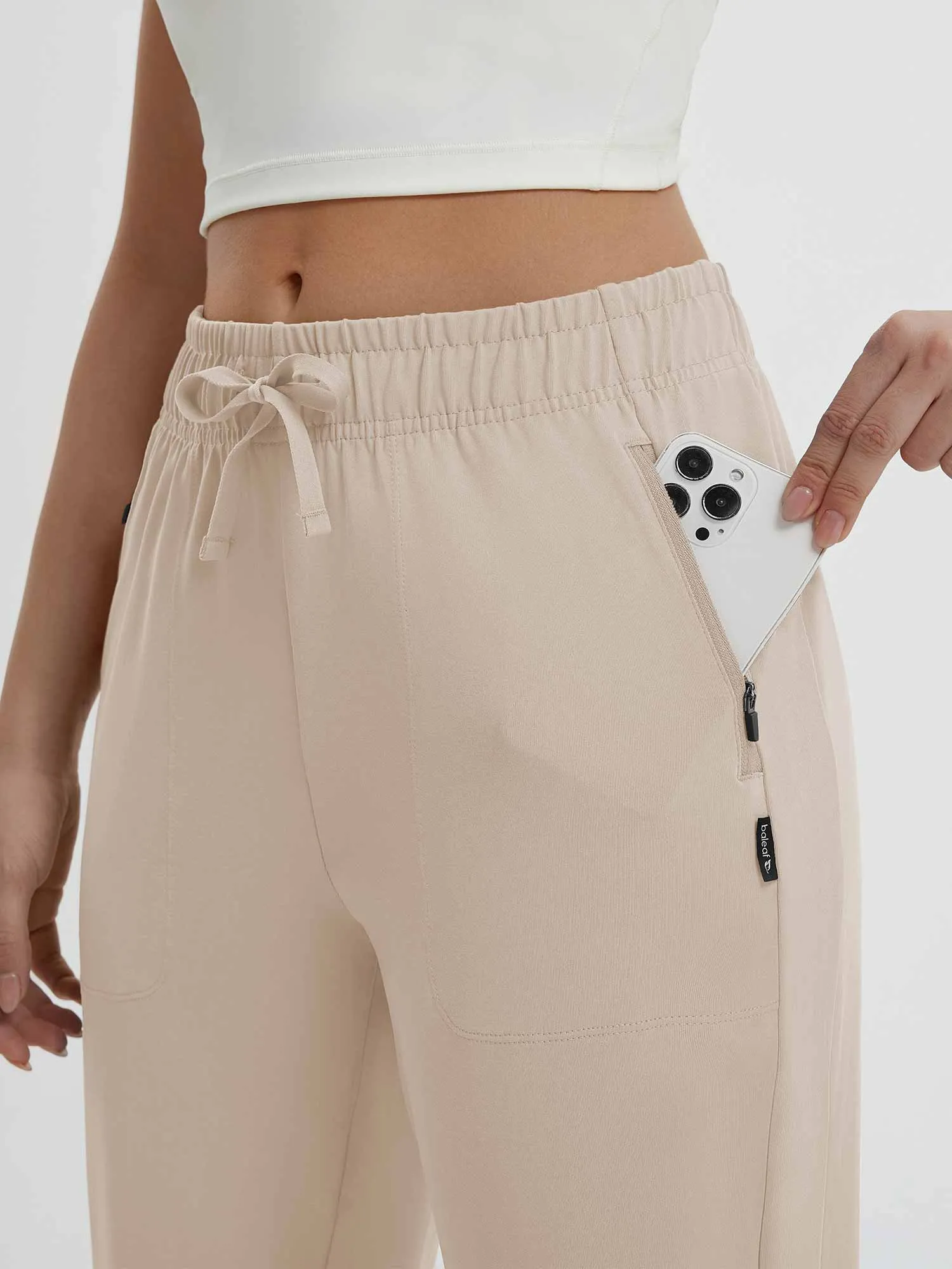 Women's 19" Quick-Dry Yoga Capri Pants sold by Baleaf product image thumbnail 5