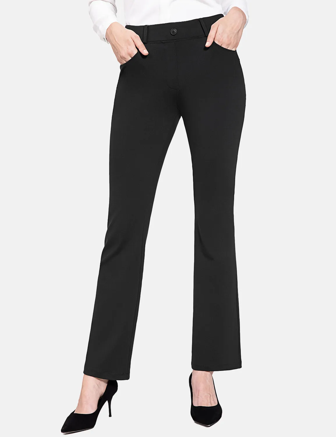Workleisure Bootcut Pants sold by Baleaf product image thumbnail 5