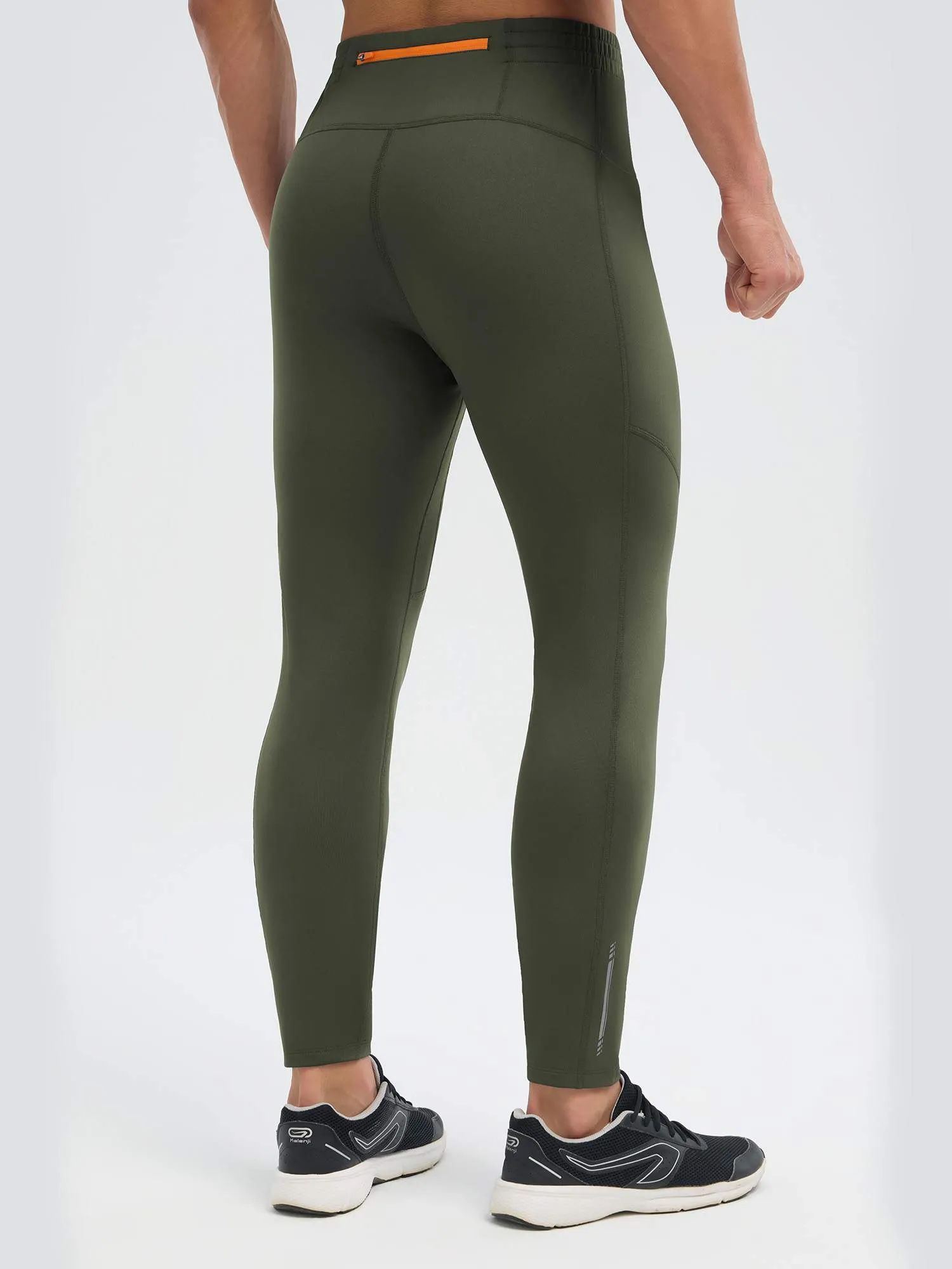 Running External Drawstring Fleece Tights sold by Baleaf product image thumbnail 2