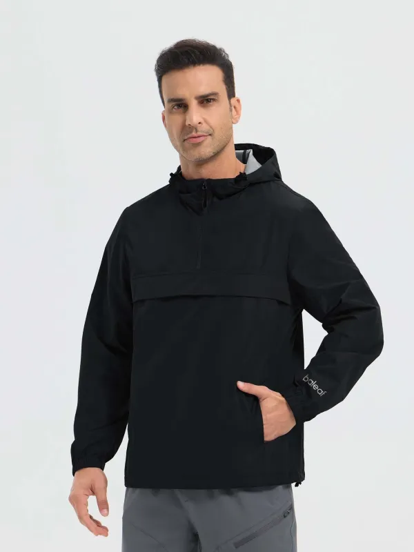 Outdoor Packable Hooded Windbreaker sold by Baleaf