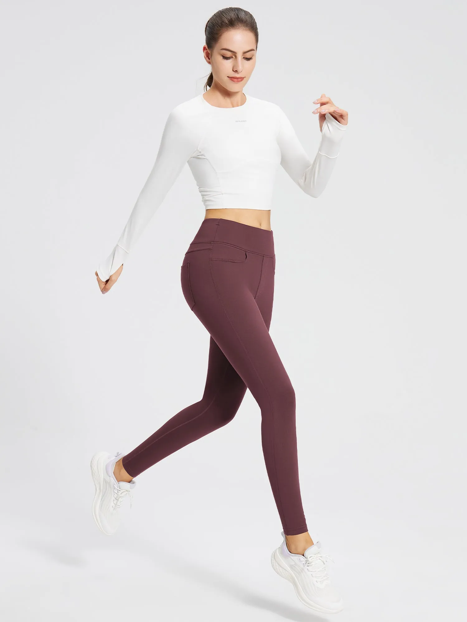 Laureate Fleece-Lined Denim Leggings sold by Baleaf product image thumbnail 5