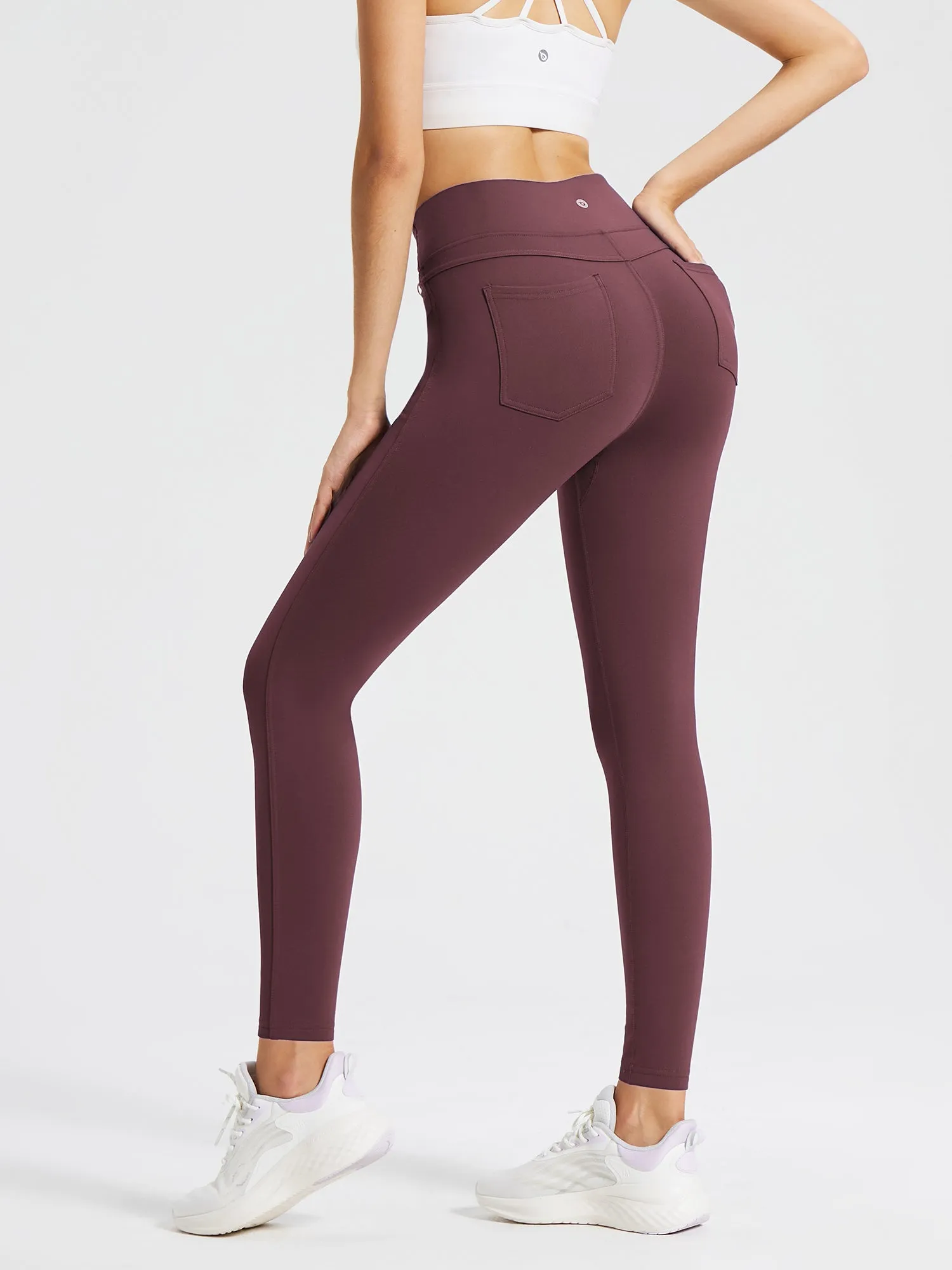 Laureate Fleece-Lined Denim Leggings sold by Baleaf