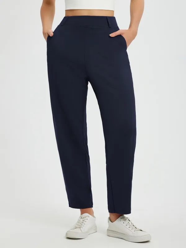 Yoga High-Waisted Cocoon Tapered Pants sold by Baleaf