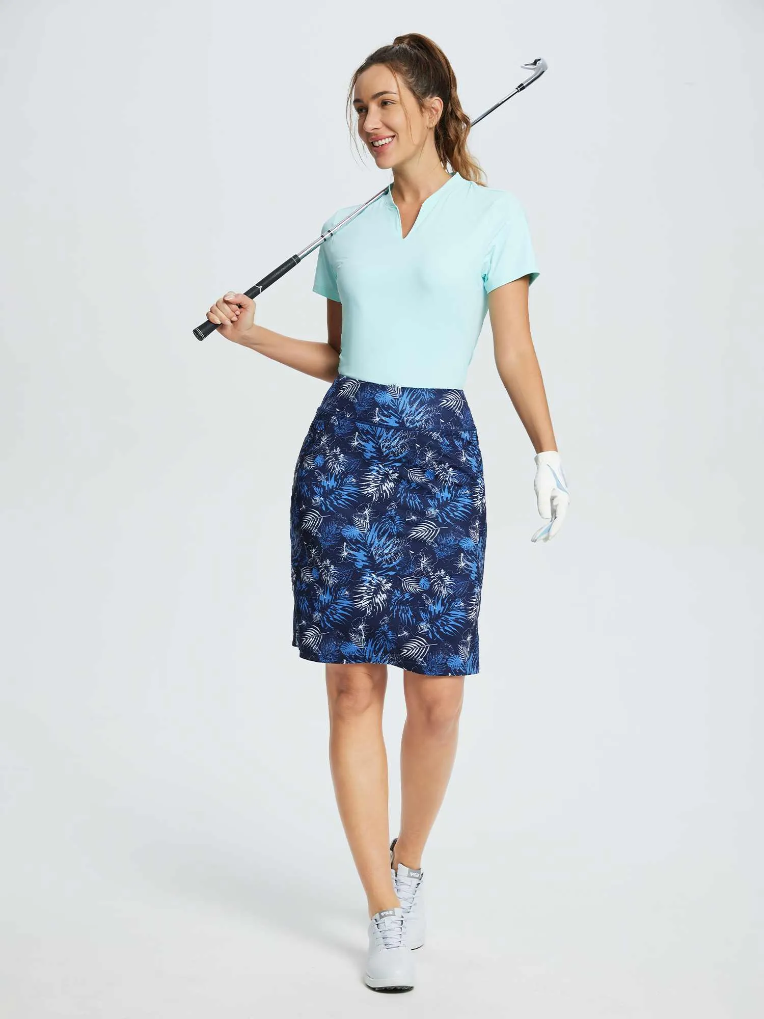 Women's 20" Printed Running Skirt sold by Baleaf product image thumbnail 3