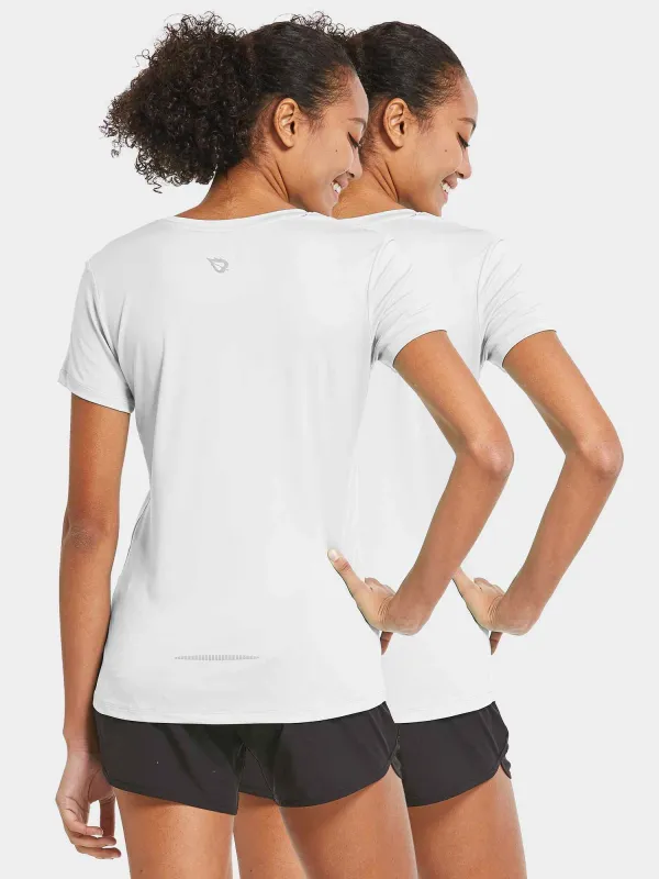 Women's Short Sleeve Running Shirts (2-Pack) sold by Baleaf