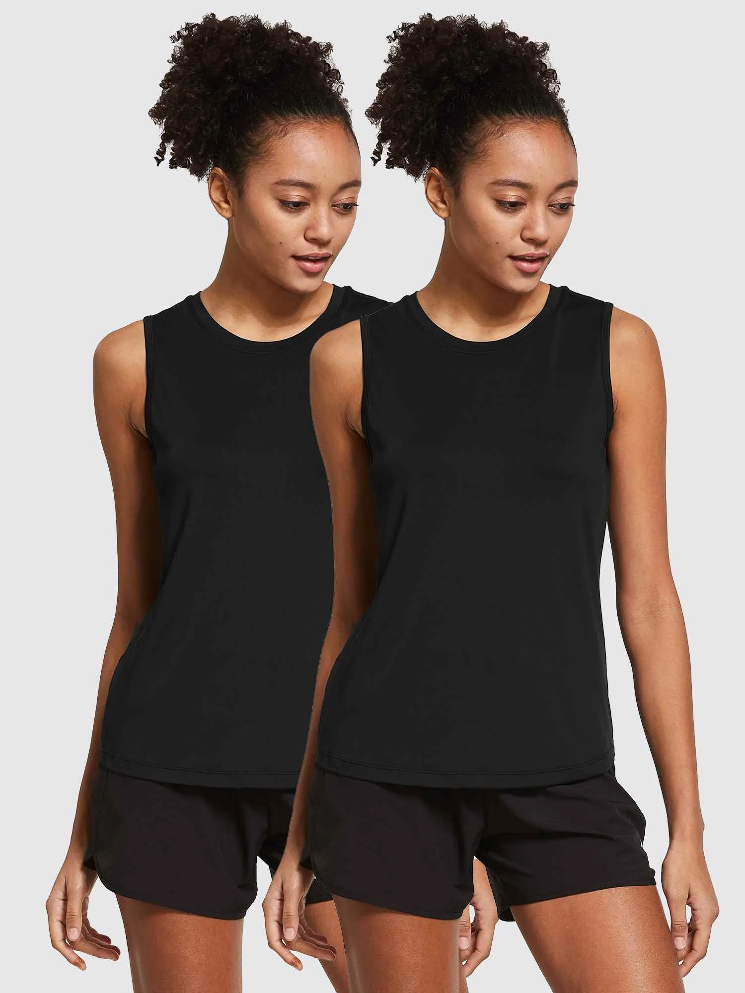 Women's Sleeveless Workout Tank Tops (2-Pack) sold by Baleaf