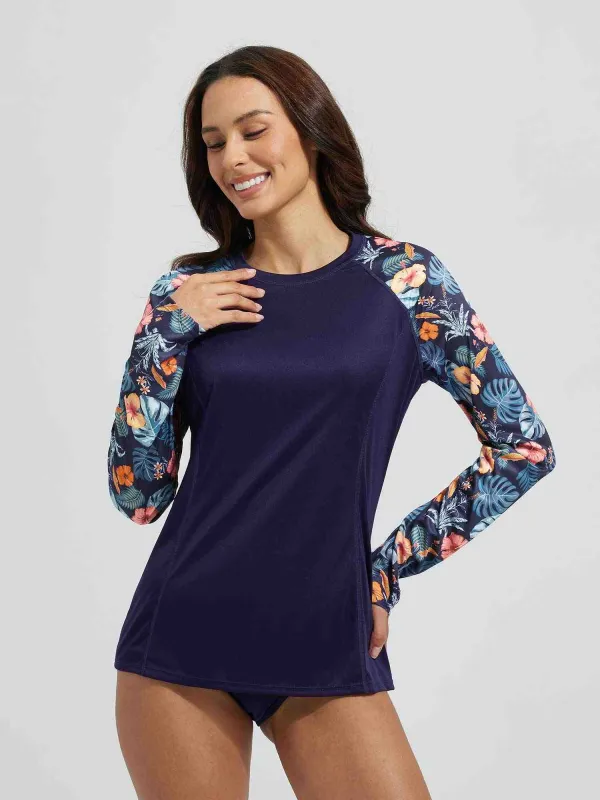 Punch Pocket Knit Printed Long Sleeve T-Shirt sold by Baleaf