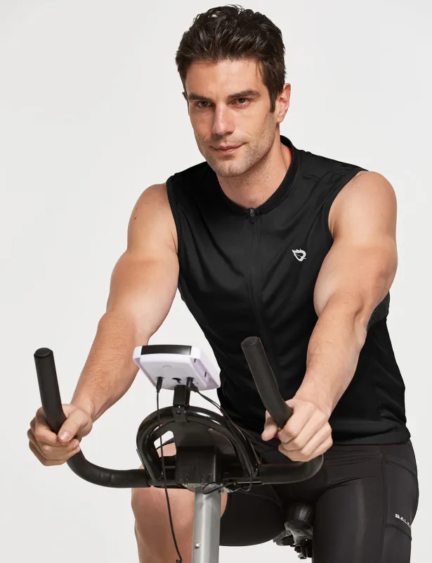 Men's Sleeveless Cycling Jersey sold by Baleaf