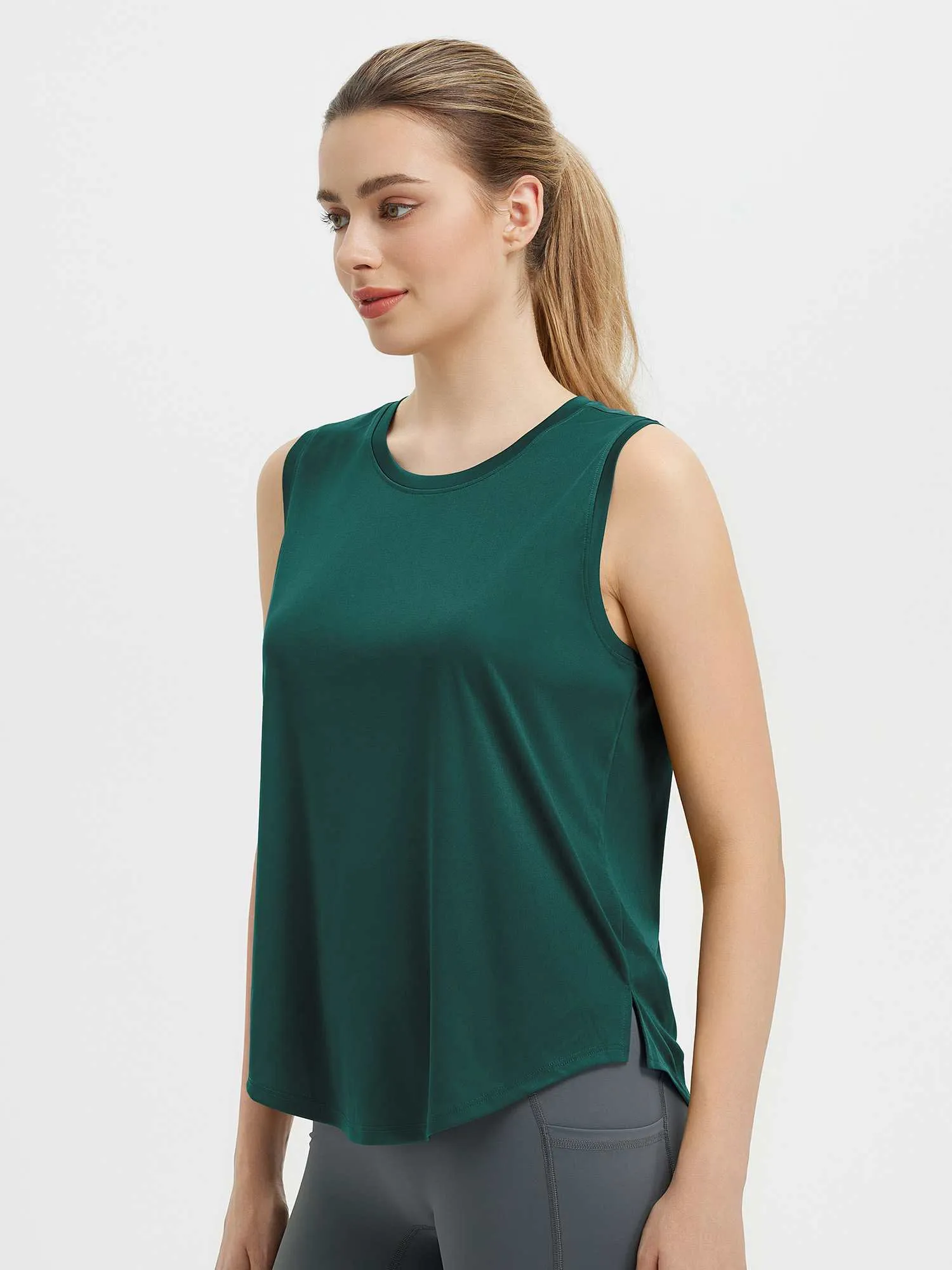 Women's Sleeveless Racerback Running Tank sold by Baleaf product image thumbnail 3