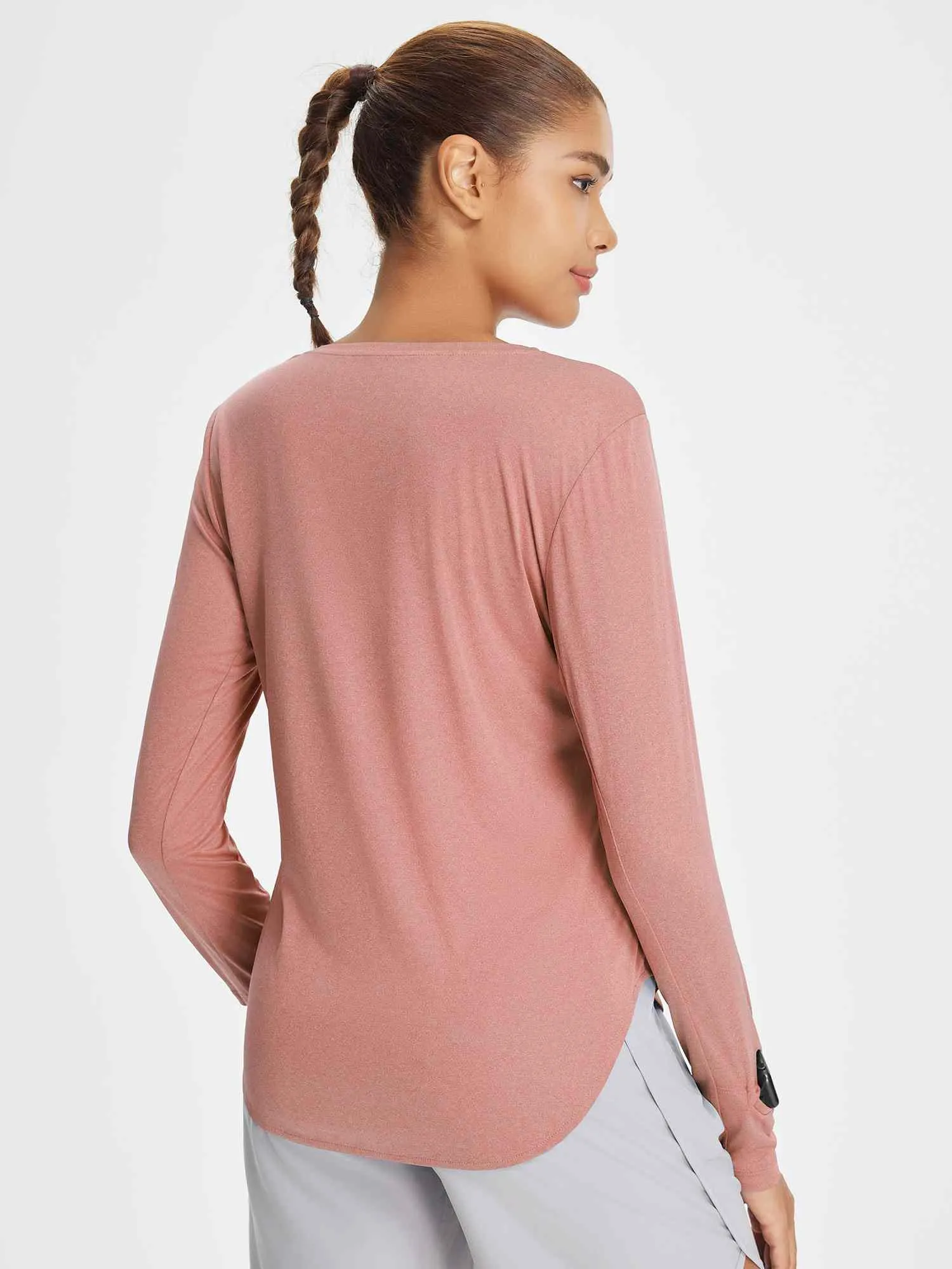 Women's Outdoor Long Sleeve Crew Neck T-Shirt sold by Baleaf product image thumbnail 2
