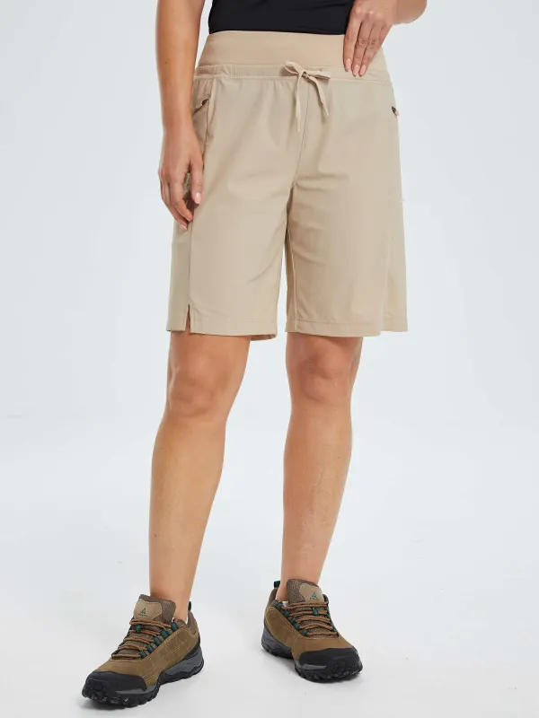 Women's 9" Quick-Dry Hiking Bermuda Shorts sold by Baleaf