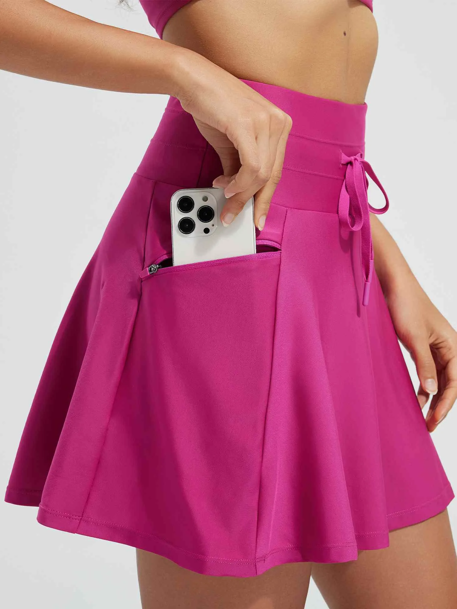 Women's 15" High-Waisted Swim Skirt sold by Baleaf product image thumbnail 4