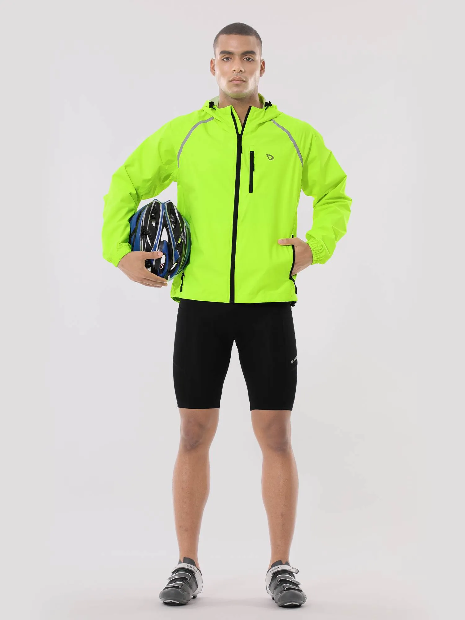 Men's UPF 50+ Waterproof Cycling Rain Jacket sold by Baleaf product image thumbnail 2