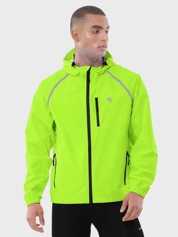 Men's UPF 50+ Waterproof Cycling Rain Jacket sold by Baleaf