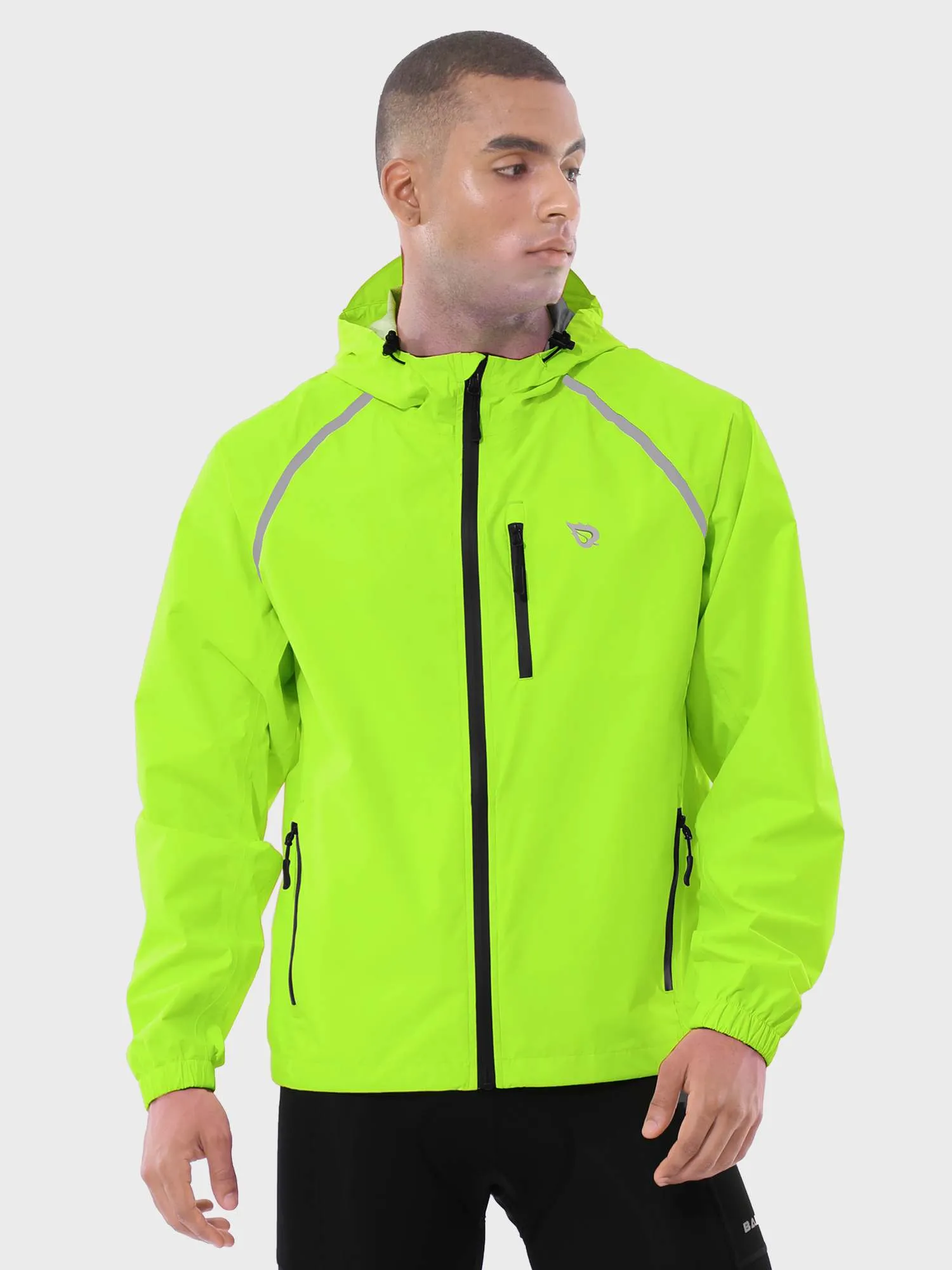 Men's UPF 50+ Waterproof Cycling Rain Jacket sold by Baleaf