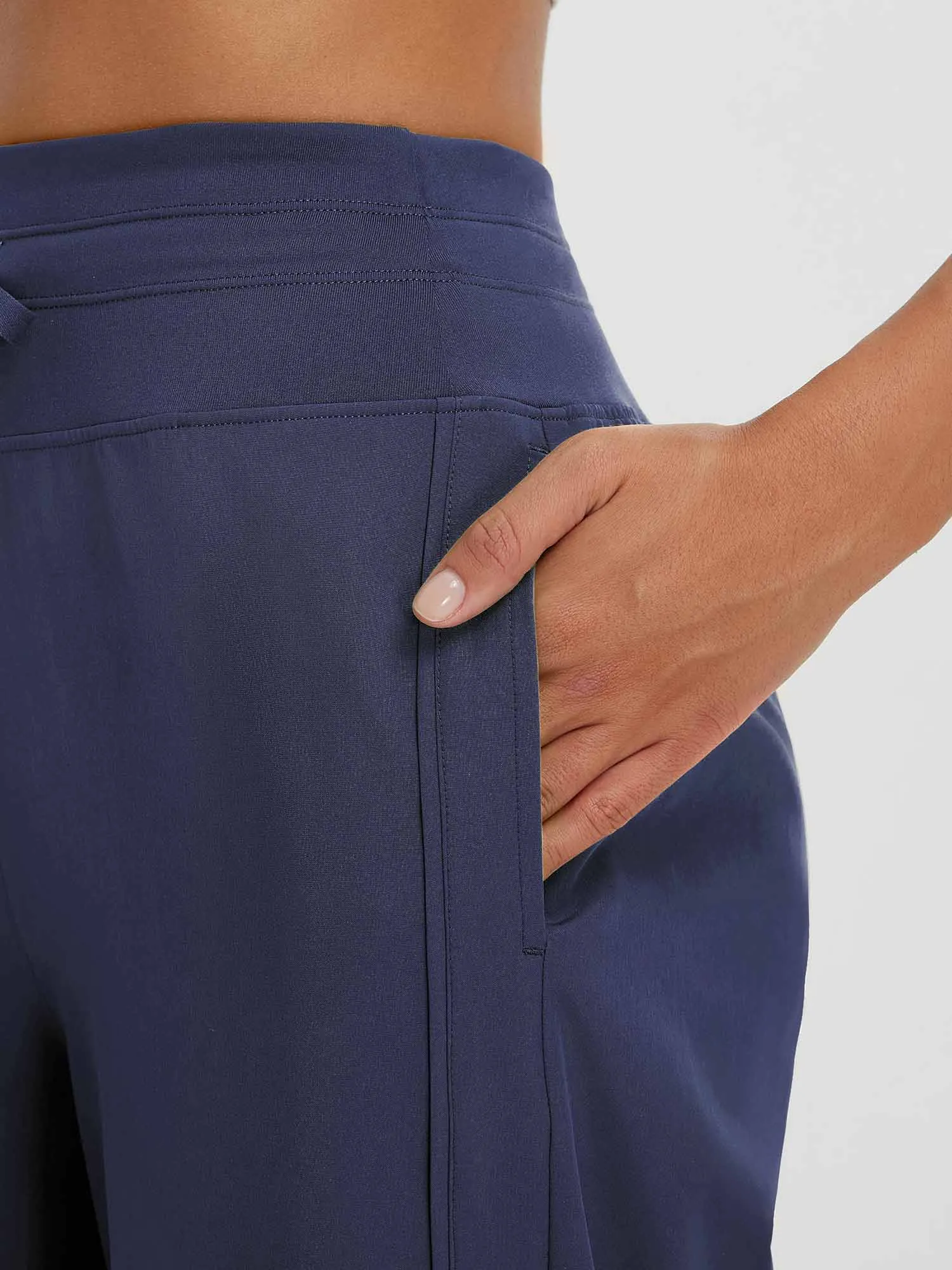 Women's 20" UPF 50+ Wide-Leg Quick-Dry Running Capris sold by Baleaf product image thumbnail 4