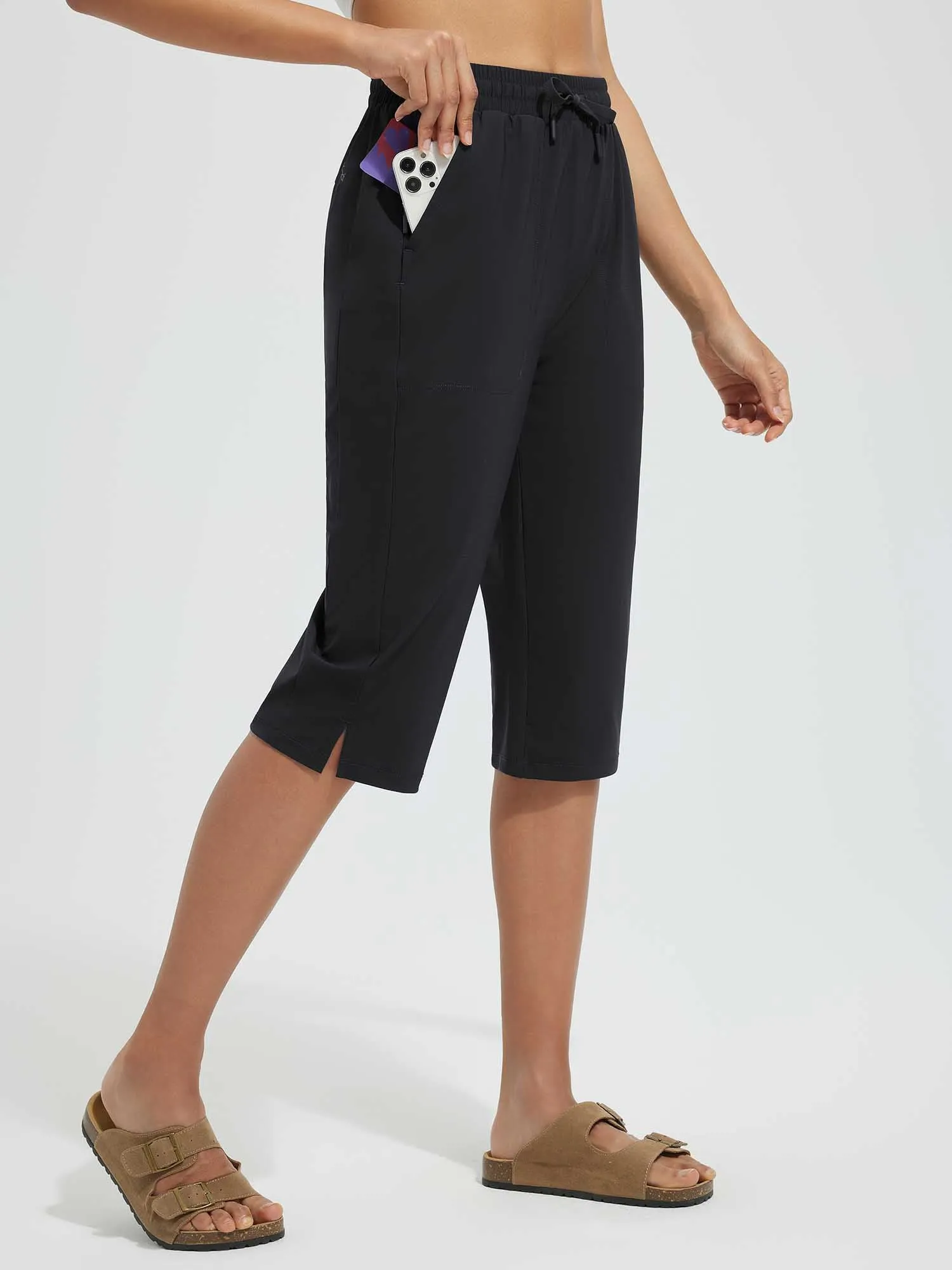 Women's 15" UPF 50+ Quick-Dry Swim Capris sold by Baleaf product image thumbnail 4