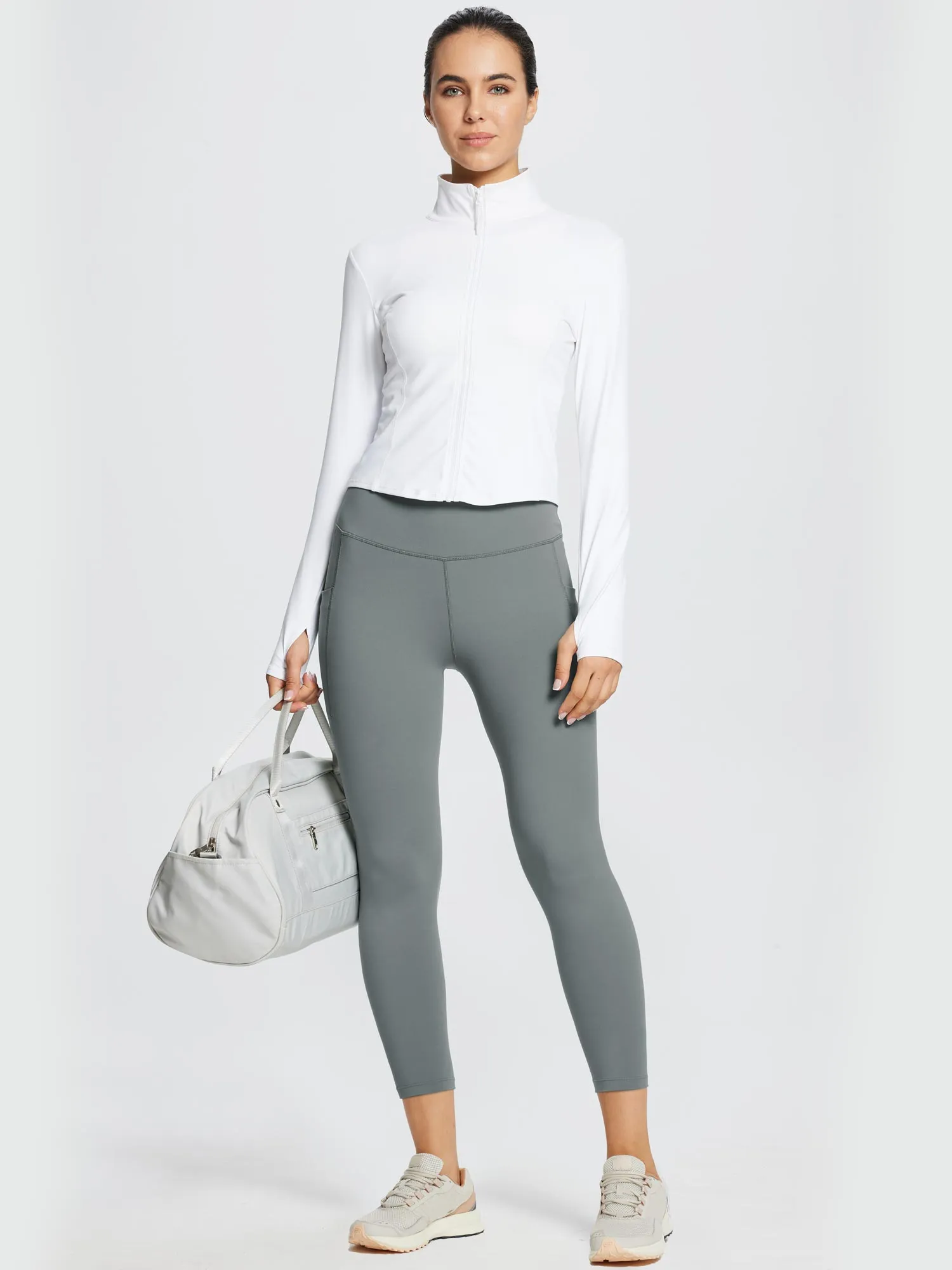 7/8 High-Waisted Leggings sold by Baleaf product image thumbnail 4