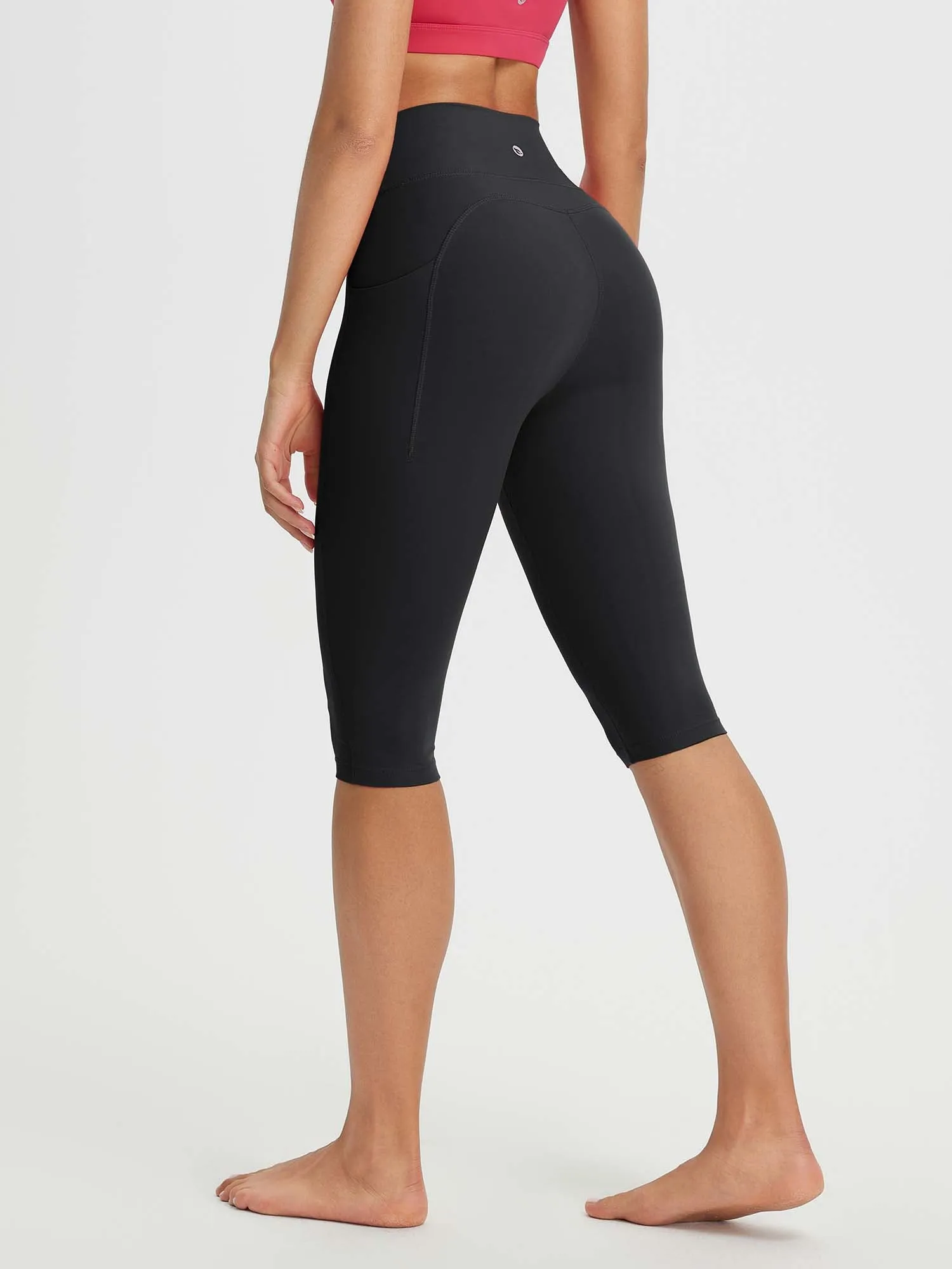 Women's 14" High-Waisted Crossover Capris sold by Baleaf product image thumbnail 5