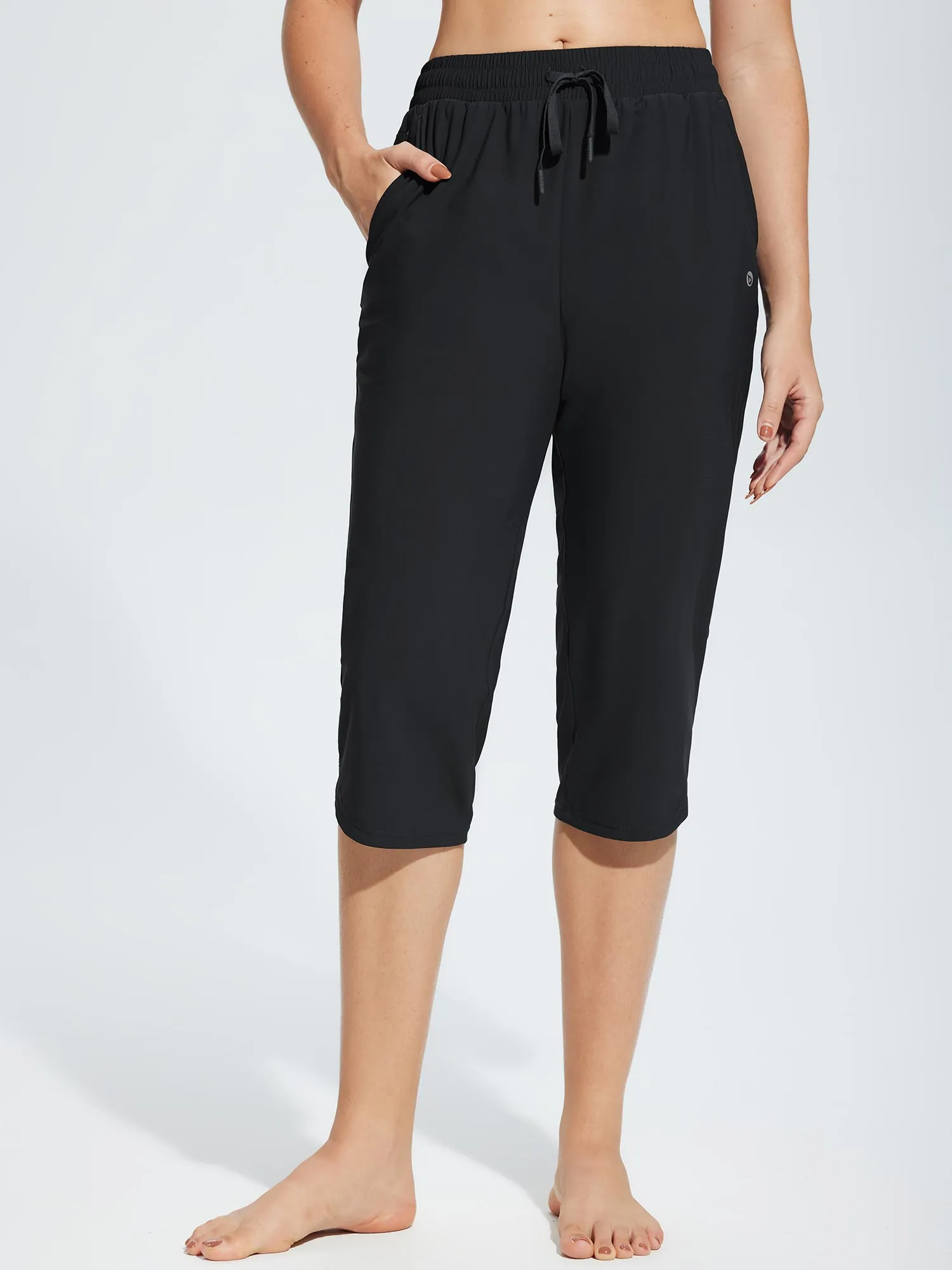 Women's 18" UPF 50+ Quick-Dry Swim Capris sold by Baleaf product image thumbnail 2